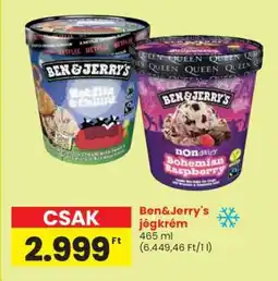 Spar BEN&JERRY'S Jégkrém ajánlat