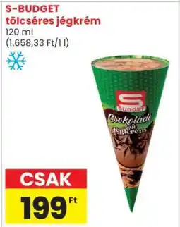 Spar Market S-BUDGET tölcséres jégkrém ajánlat