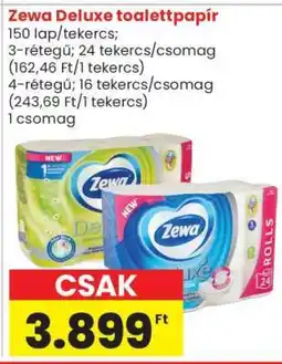 Spar Market Zewa Deluxe toalettpapír ajánlat
