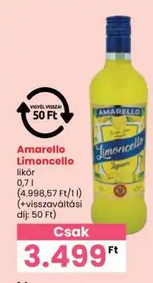 Spar Amarello Limoncello ajánlat