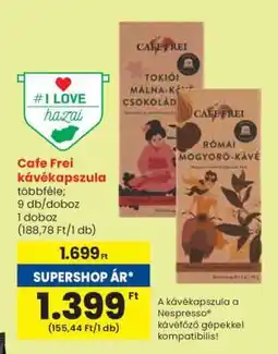 Spar CAFE FREI Kávékapszula ajánlat