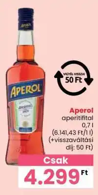 Spar Aperol aperitifital ajánlat