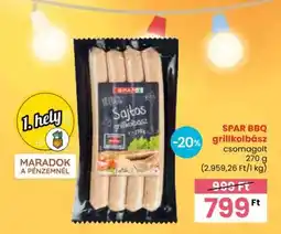 Spar SPAR BBQ grillkolbász ajánlat