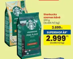 Spar Starbucks szemes kávé ajánlat