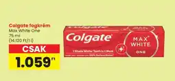 Spar Colgate fogkrém Max White One ajánlat