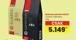 Spar BRAVOS Szemes kávé ajánlat