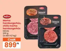 Spar Regnum Marha hamburgerhús, chilis marha hamburgerhús ajánlat