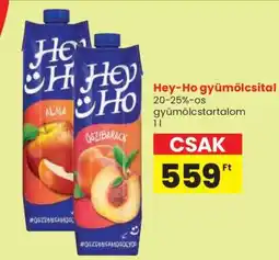 Spar HEY-HO GYÜMÖLCSITAL ajánlat
