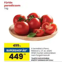 Spar Market Fürtös paradicsom ajánlat