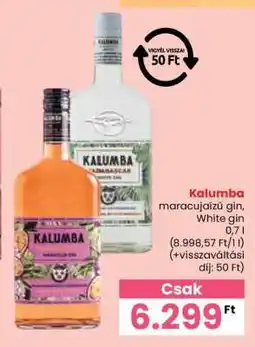 Spar Kalumba maracujáízú gin, White gin ajánlat