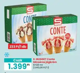 Spar S-BUDGET Conte tölcséres jégkrém ajánlat