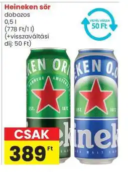 Spar Market Heineken sör ajánlat