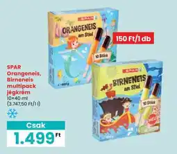Spar SPAR Orangeneis, Birneneis multipack jégkrém ajánlat