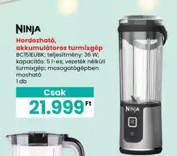 Spar Ninja Hordozható, akkumulátoros turmixgép ajánlat