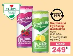 Spar Szentkirályi Egy Csepp ízesített víz ajánlat
