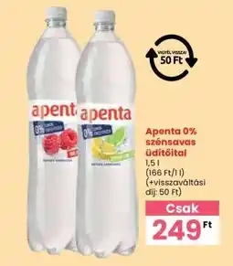 Spar Apenta 0% szénsavas üdítőital ajánlat