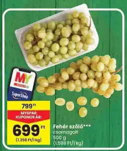 Spar Fehér szőlő ajánlat