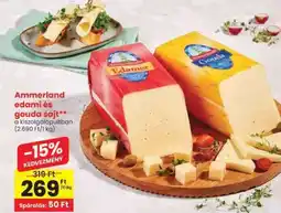 Ammerland edami és gouda sajt