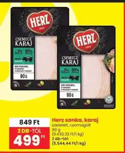 Spar Herz sonka, karaj ajánlat