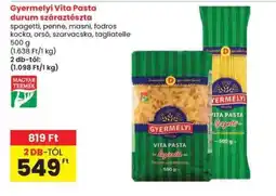 Spar Gyermelyi Vita Pasta ajánlat