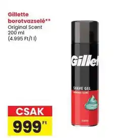 Spar Gillette borotvazselé ajánlat
