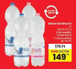 Spar Mizse ásványvíz ajánlat