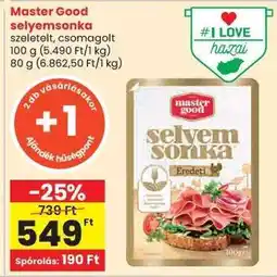 Spar MASTER GOOD SELYEMSONKA ajánlat