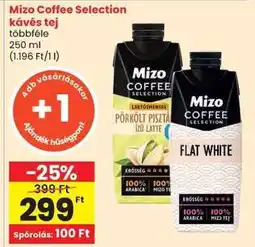 Spar Mizo Coffee Selection kávés tej ajánlat