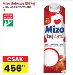 Spar Mizo dobozos ESL tej ajánlat