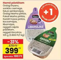 Spar HAMÉ PÁSTÉTOM ajánlat