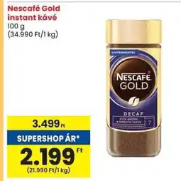 Spar Nescafé Gold instant kávé ajánlat