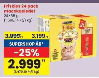 Spar Friskies 24 pack macskaeledel ajánlat