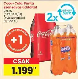 Spar Coca-Cola, Fanta szénsavas üdítőital ajánlat