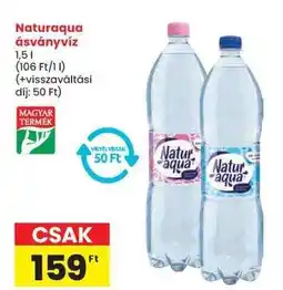 Spar NATURAQUA ÁSVÁNYVÍZ ajánlat