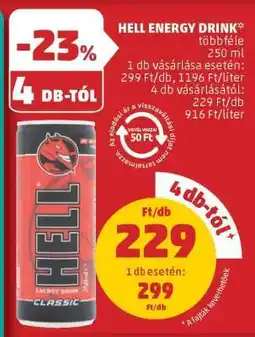 PENNY HELL ENERGY DRINK ajánlat