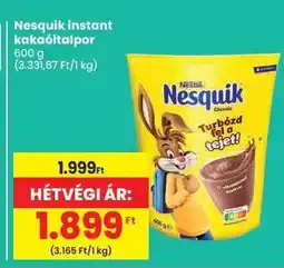Spar Nesquik Instant Kakaóitalpor ajánlat