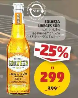 PENNY Solveza Üveges Sör ajánlat