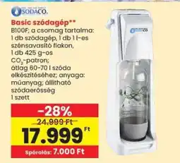 Spar Basic szódagép ajánlat