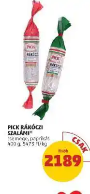 PENNY PICK Rákóczi szalámi ajánlat