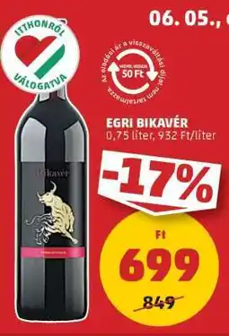 PENNY Egri Bikavér ajánlat