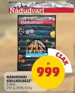 PENNY Nádudvari grillkolbász ajánlat