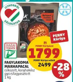 PENNY Fagylakoma Marhapacal ajánlat