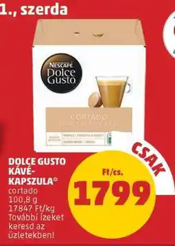 PENNY Dolce Gusto Kávé-Kapszula ajánlat