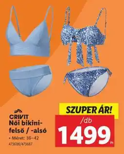 Lidl CRIVIT Női bikini-felső / -alsó ajánlat