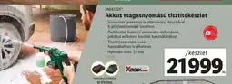 Lidl PARKSIDE Akkus magasnyomású tisztítókészlet ajánlat