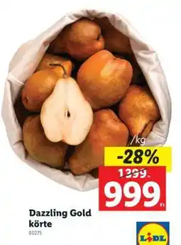 Lidl Dazzling Gold körte ajánlat
