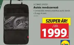 Lidl ULTIMATE SPEED Autós rendszerező ajánlat