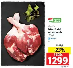 Lidl Friss, fiatal kacsacomb ajánlat