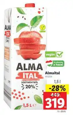 Lidl Almaital ajánlat