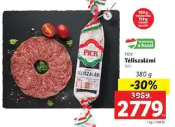 Lidl PICK Téliszalámi ajánlat